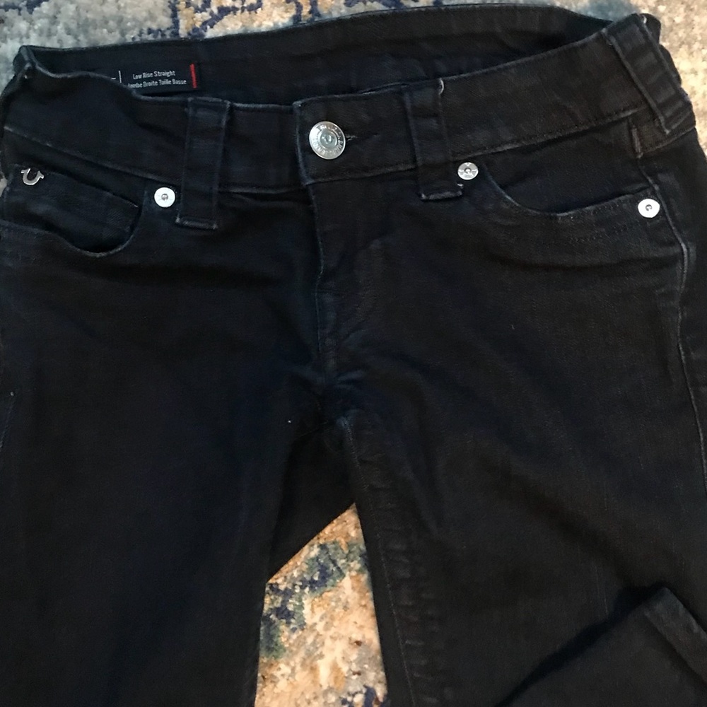 True religion Billie low rise jeans - dark wash 25